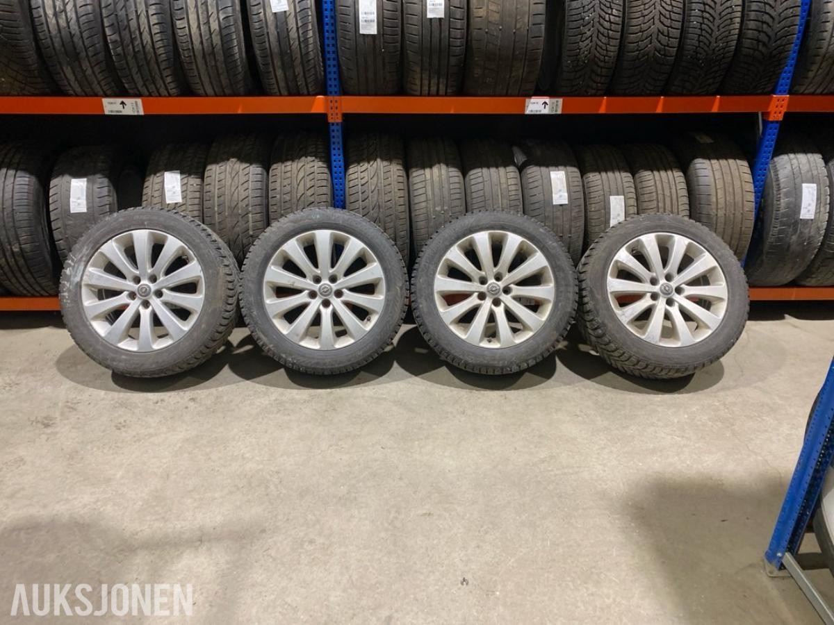 DIVERSE HJULSETT FRA ULIKE BILMODELLER. 10 HJULSETT, SOMMER, VINTER.